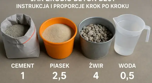 Proporcje betonu B20, B25: Przepis na trwały beton bez błędów